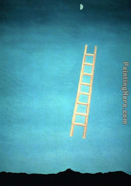 Ladder to the Moon painting - Georgia O'Keeffe Ladder to the Moon art painting